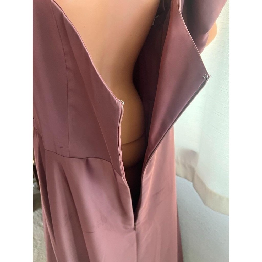 Off Shoulder Gown Cosplay Theater Regency Formal Dress Plus Size 2X approx Mauve - Picture 16 of 16